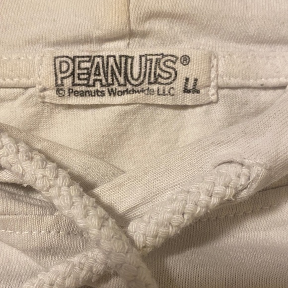 Peanuts Snoopy Hoodie 100 Cotton Large 20P 24L - Picture 3 of 3